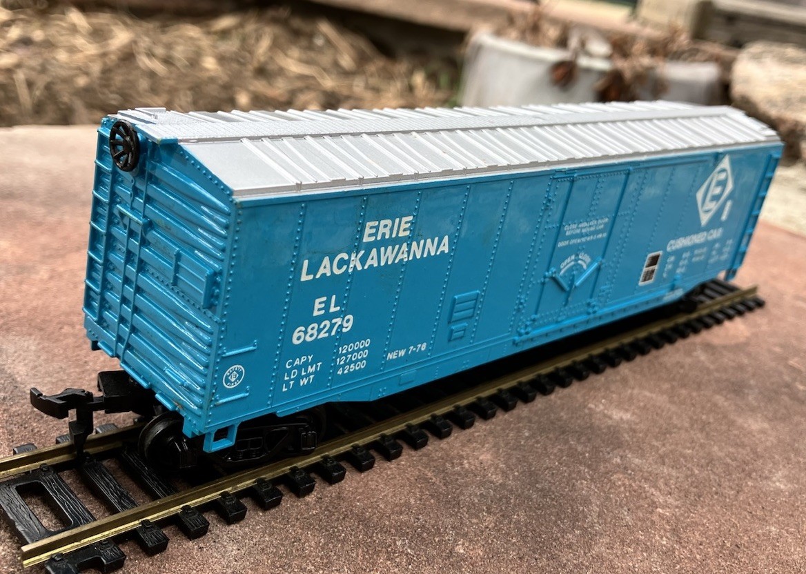 Bachmann Erie Lackawanna HO 68279 Blue Train Car – NEW in packaging