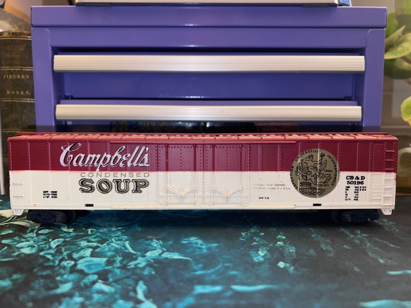 Tyco_Campbell’s Condensed Soup_Train Freight Car_Made in Hong Kong_cHECK iT