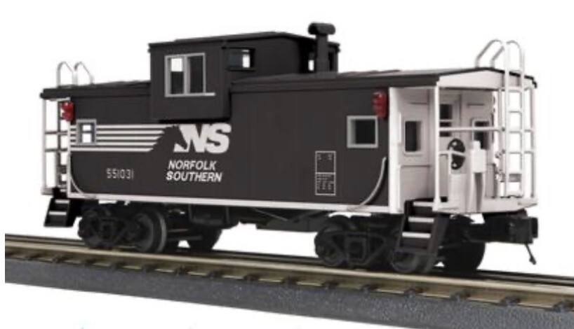 MTH RAILKING SCALE NORFOLK SOUTHERN EXTENDED VISION CABOOSE! O GAUGE TRAIN NS