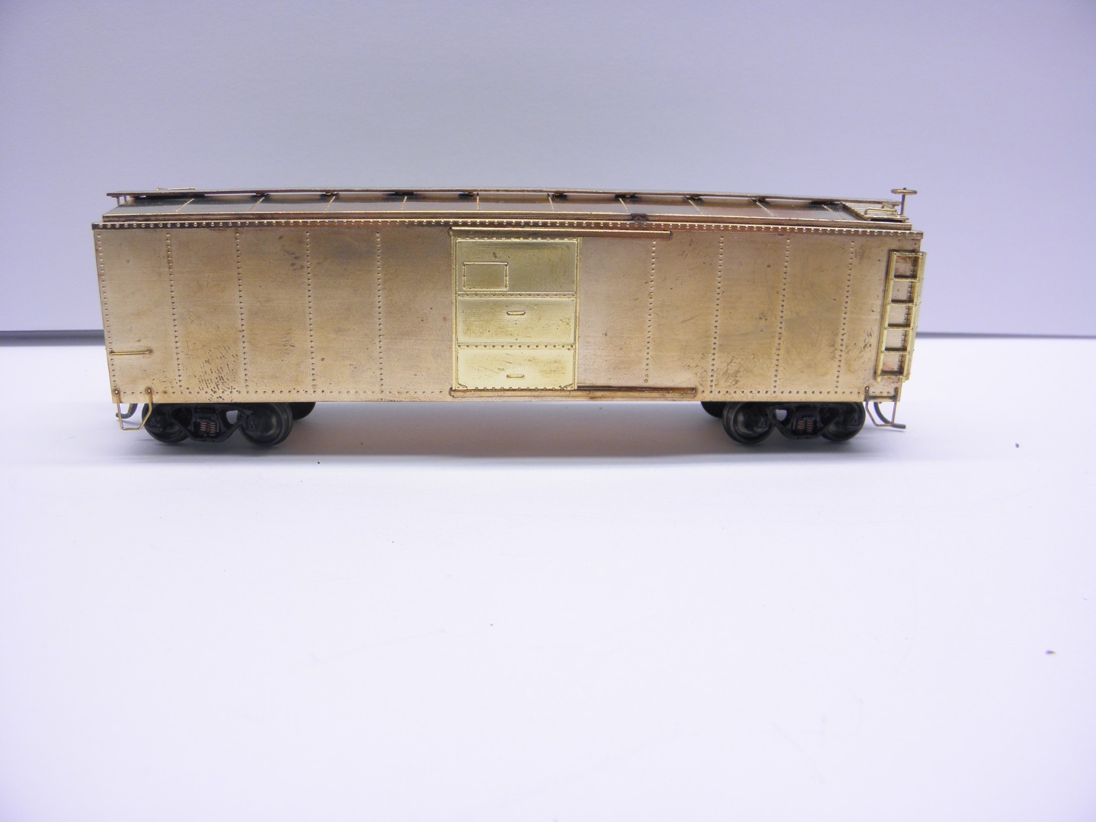 LAMBERT ASSOCIATES PRR BOXCAR UNPAINTED – HO SCALE- BRASS – JAPAN – NOS (LOT # 2