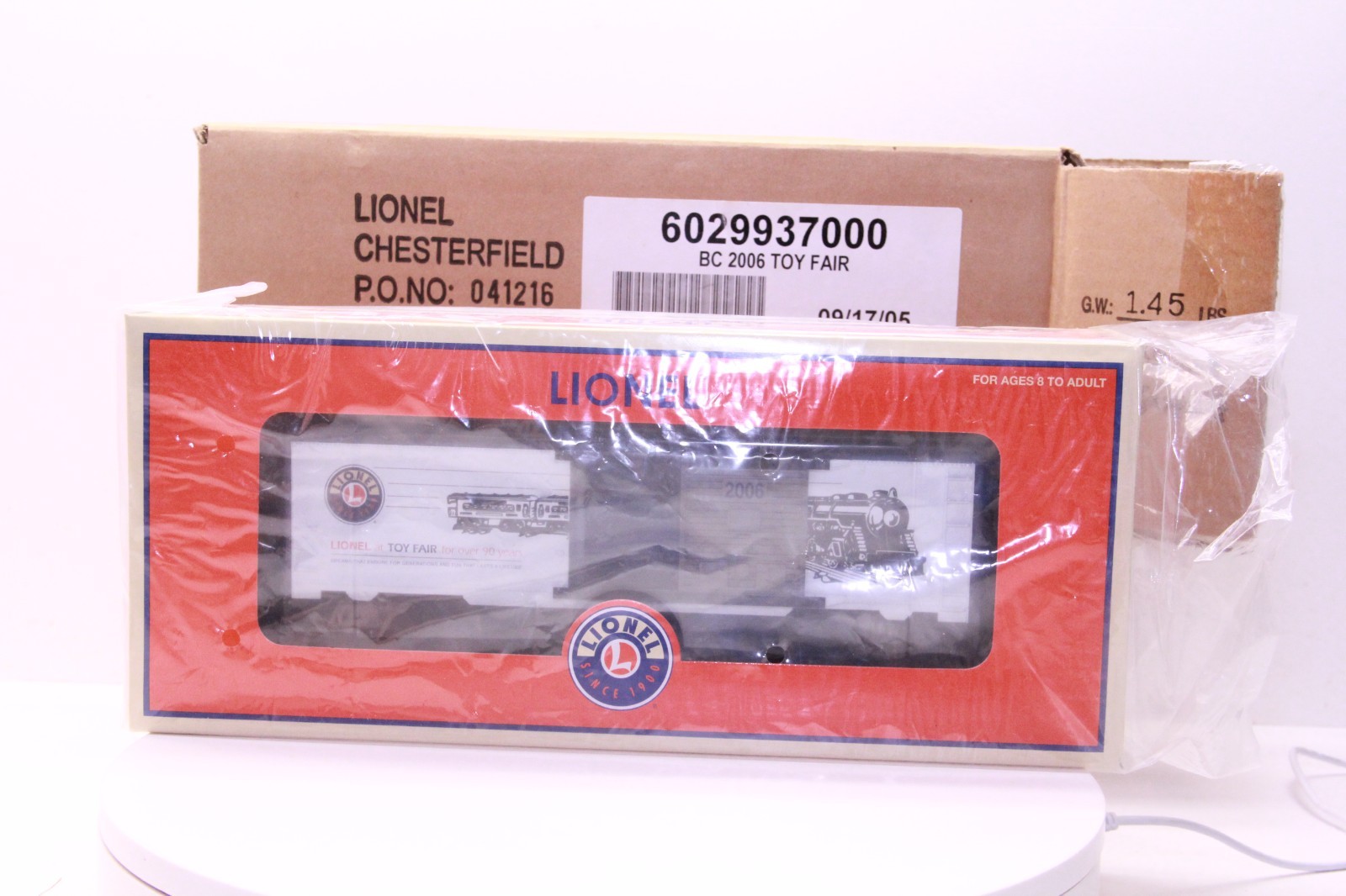 Lionel, O, 6-29937, Toy Fair 2006, Box Car, #2006, C-9 New in Box