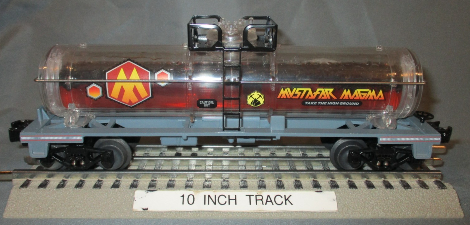 Lionel 23033 Star Wars Empire MUSTAFAR MAGMA Liquid Filled Tank Car O/027 ga.