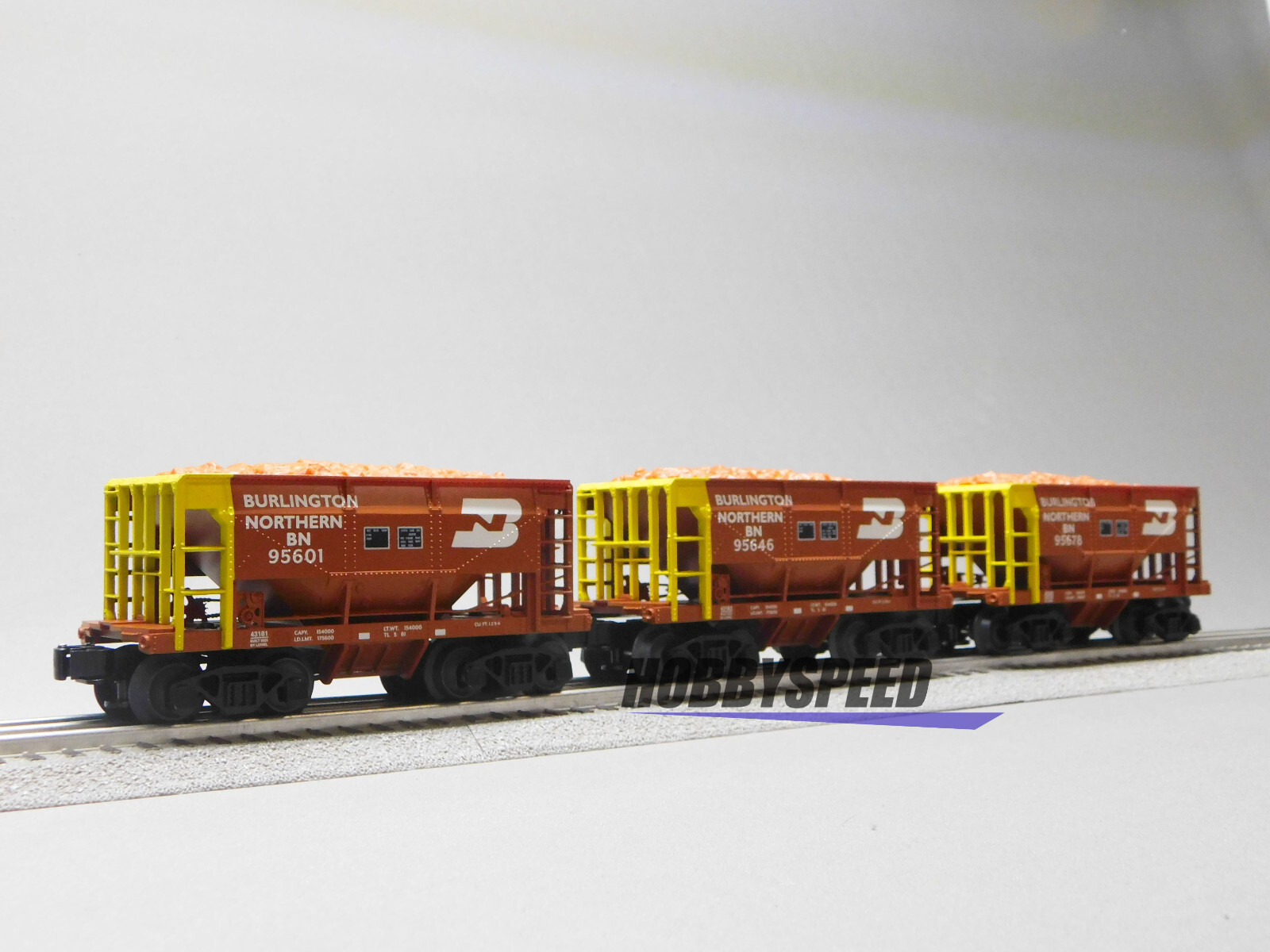 LIONEL BURLINGTON NORTHERN STANDARD O ORE CAR 6 PACK #1 O GAUGE 2243180 NEW