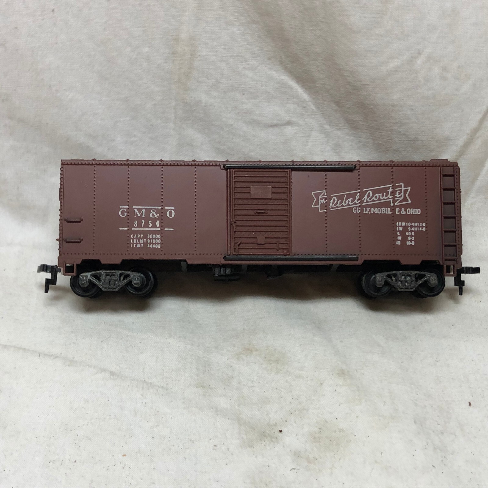 Vintage Mantua 3226 Toy Train Car Rebel Route Gulf Mobil & Ohio
