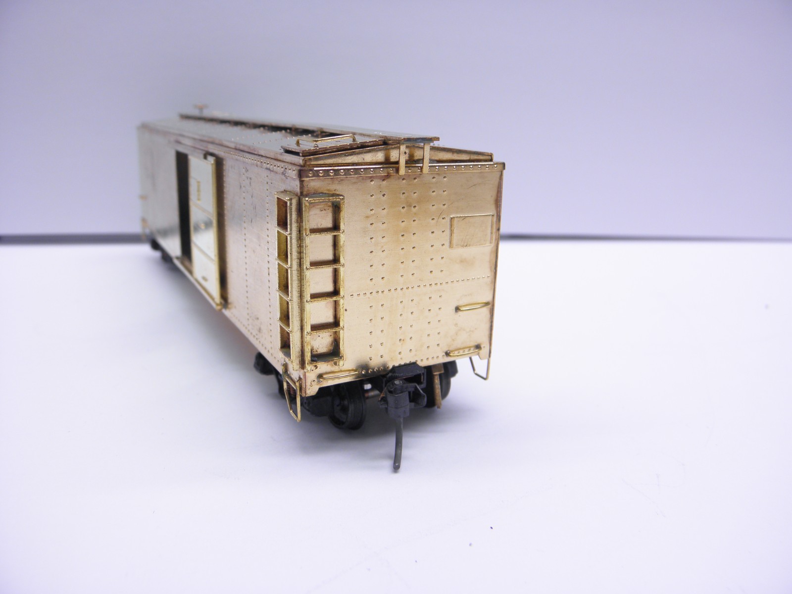 LAMBERT ASSOCIATES PRR BOXCAR UNPAINTED – HO SCALE- BRASS – JAPAN – NOS (LOT # 2