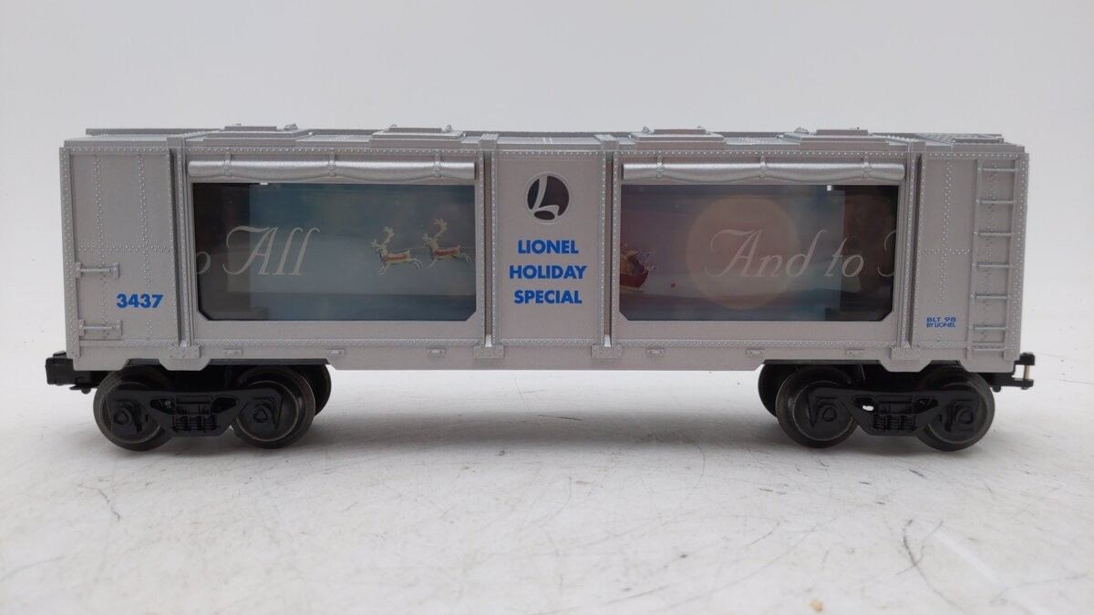 Lionel 6-19855 O Christmas Operating Aquarium Car LN/Box