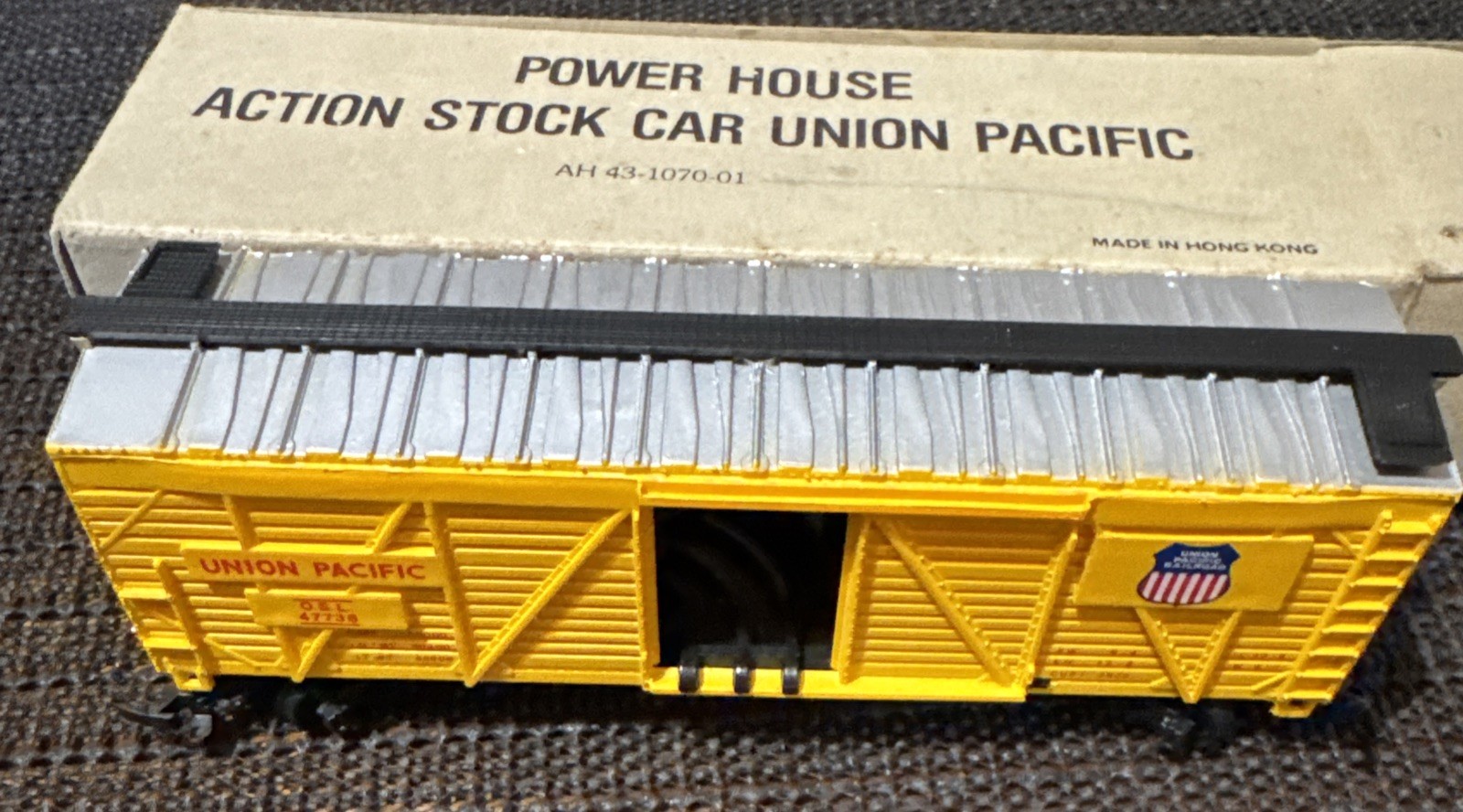 Bachmann Power House Action Stock Car Union Pacific Ho Scale