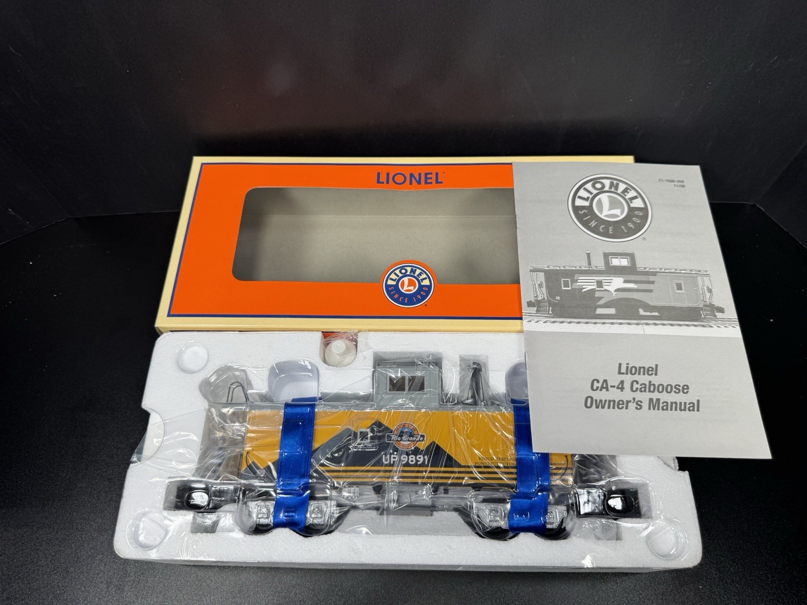 Lionel 6-27624 UP heritage Denver & Grande D&RGW CA-4 smoking caboose #9891 NIB