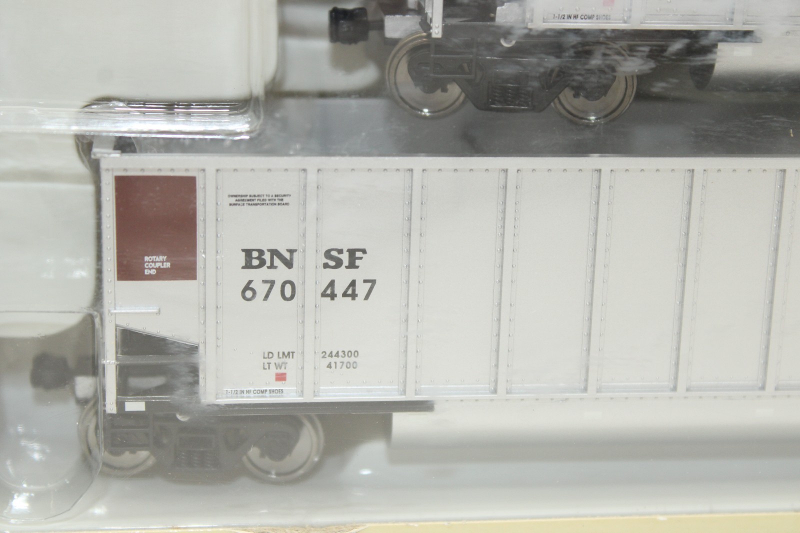 Walthers Gold HO Scale BNSF Bethgon Coalporter Car Set of 6 NOS Sealed 932-5342