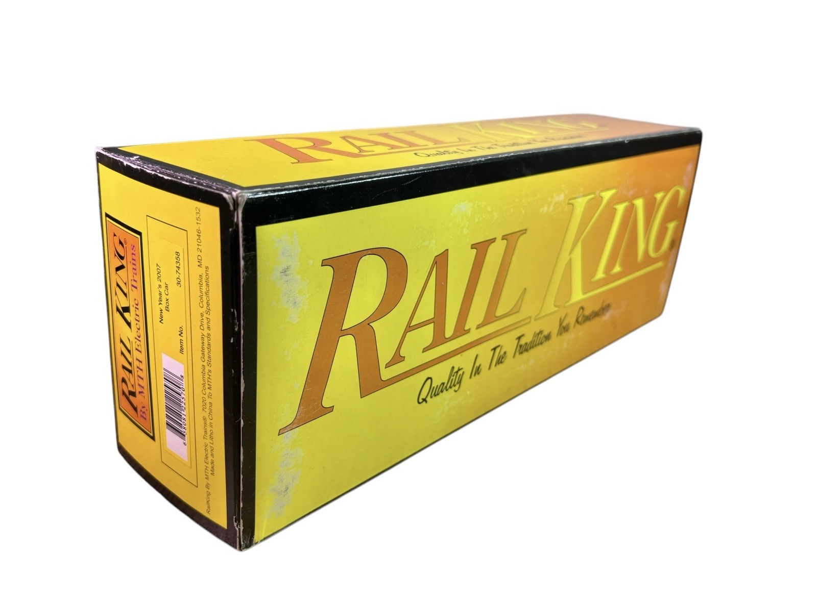 RAIL KING BY MTH ELECTRIC TRAINS 2007 HAPPY NEW YEAR KEY WEST FL 2007 NOSIB CAR