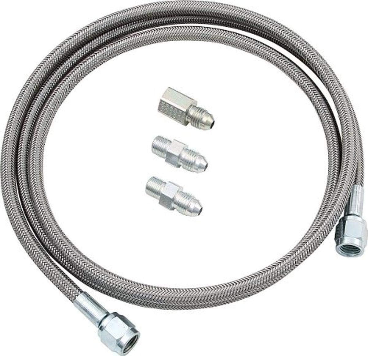 Stainless Steel Braided Line Kit – 72″ 4AN Female to Female