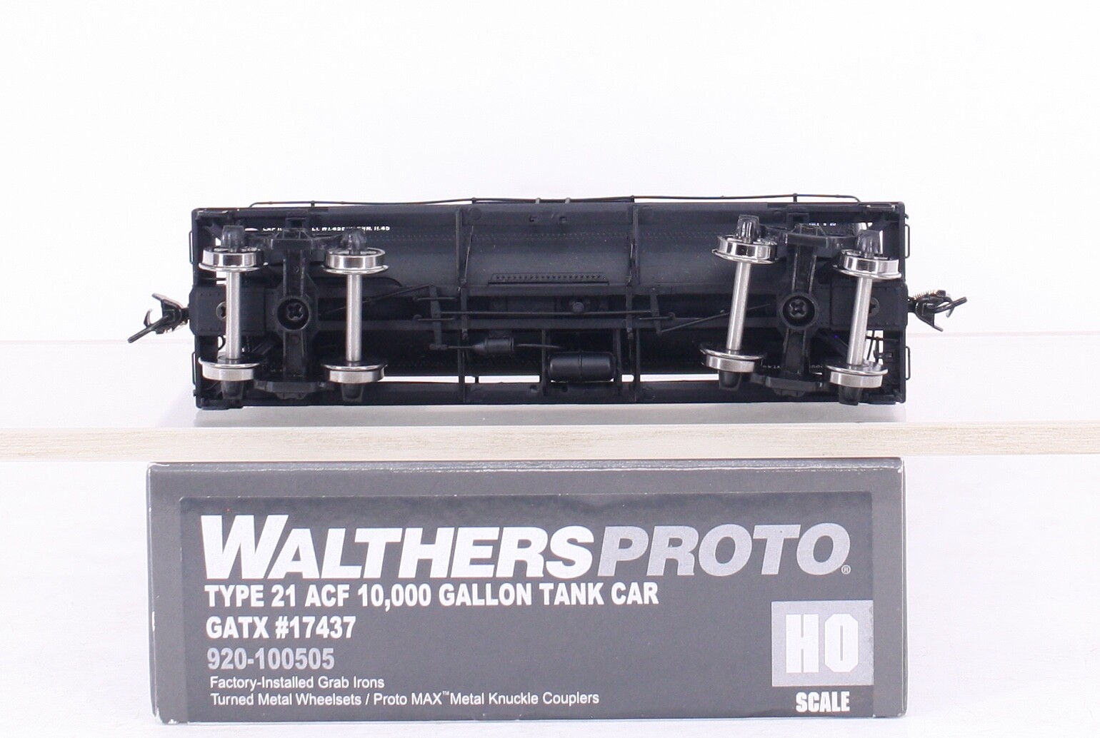 Walthers PROTO 920-100505 GATX Type 21 ACF 10k Gal Tank Car GATX 17437
