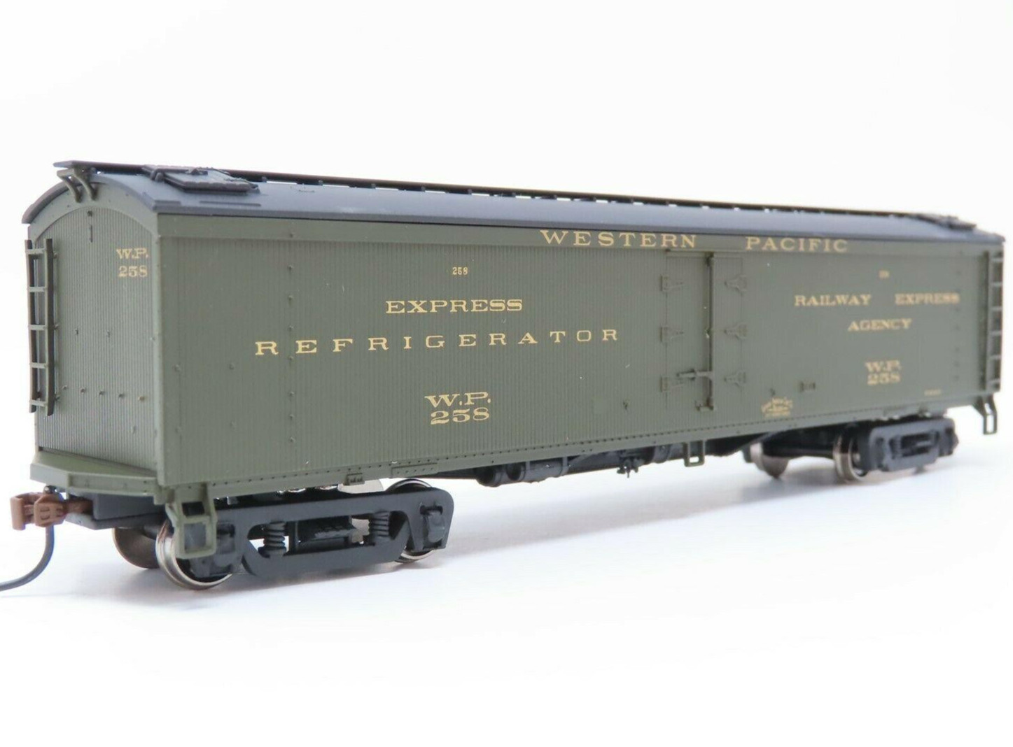 HO WP Western Pacific GACX Wood Reefer w/ GSC TrucksNIB NOS #932-5484