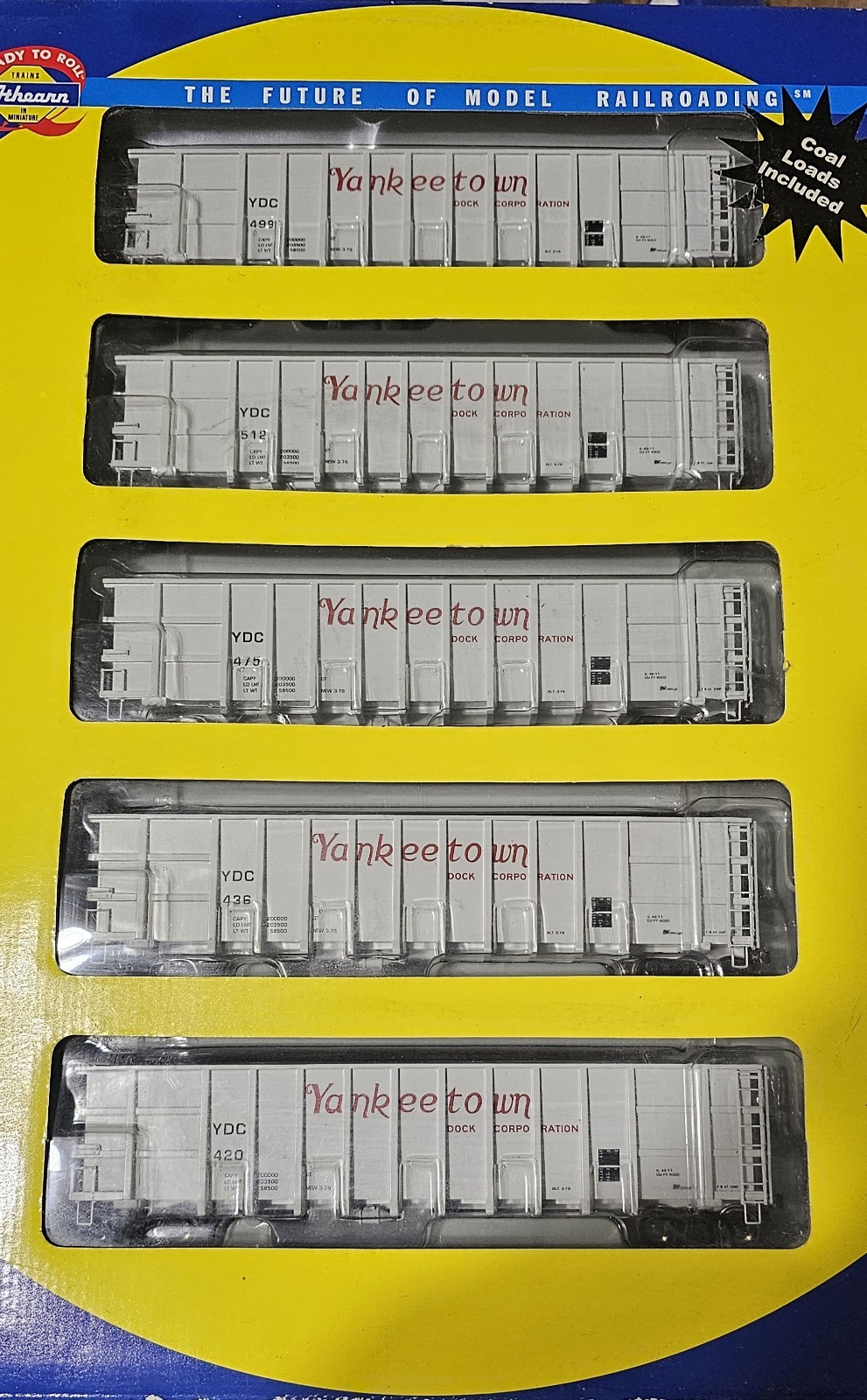 Athearn 50′ Thrall High-side Coal Gondola Yankeetown Docks 5 Pack