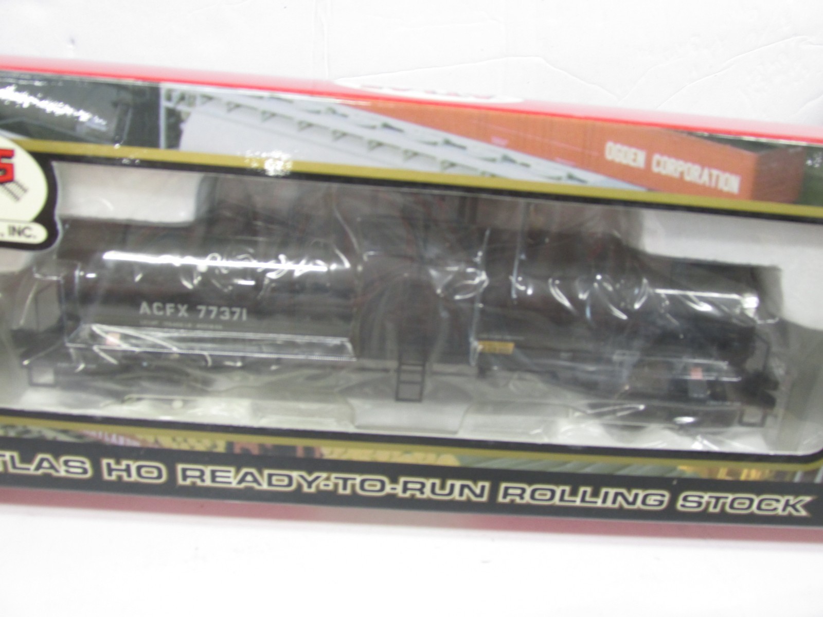 ATLAS # 1551-3 ~ ACFX (OLIN CHEMICAL) 17,360 GALLON TANKER CAR # 77371~HO SCALE