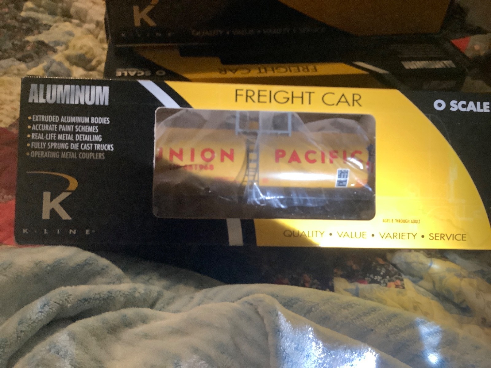 K Line Aluminum O Scale Tank Car Union Pacific Up 661968