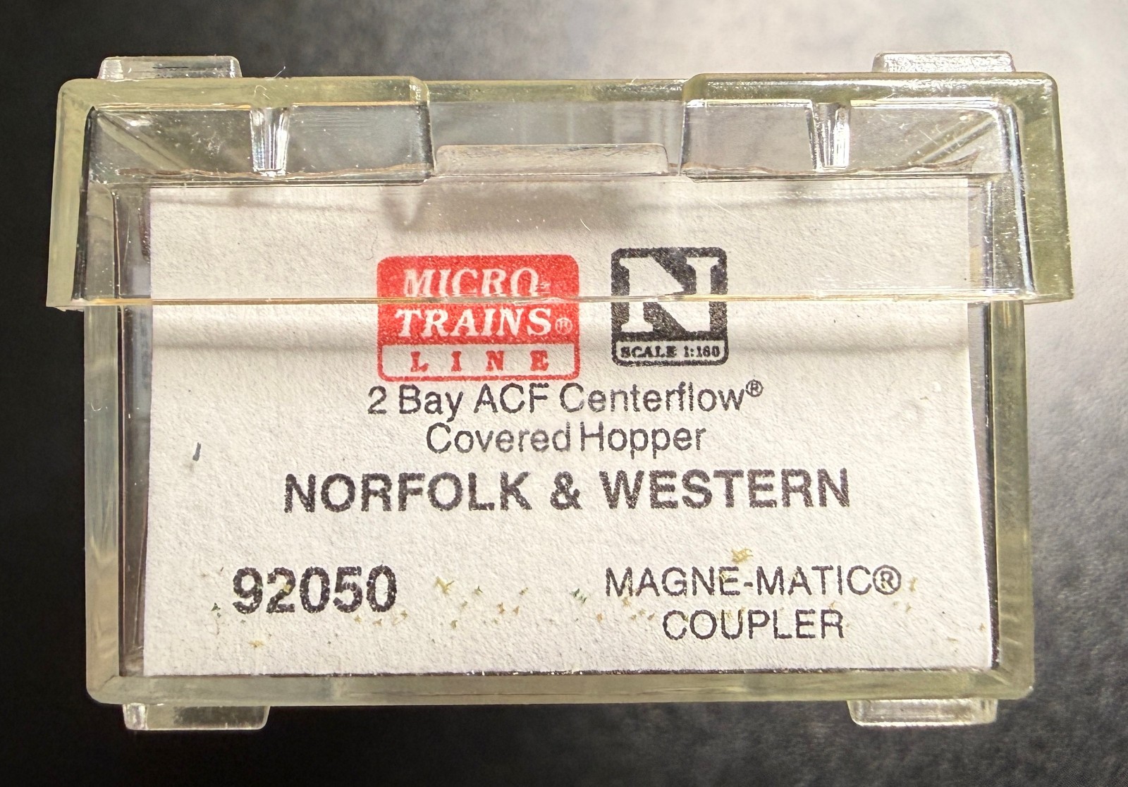MicroTrains N-Scale 2 Bay ACF Centerflow Covered Hopper Norfolk Western 92050