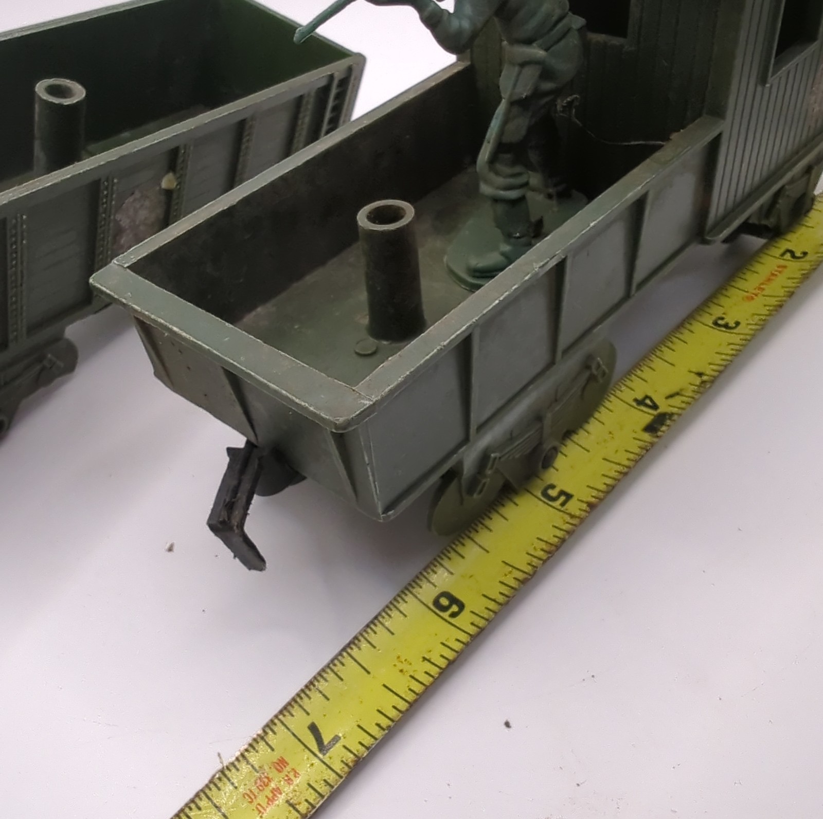Vintage US Army Military Train parts . 2 pieces for parts or repair 6 x 2