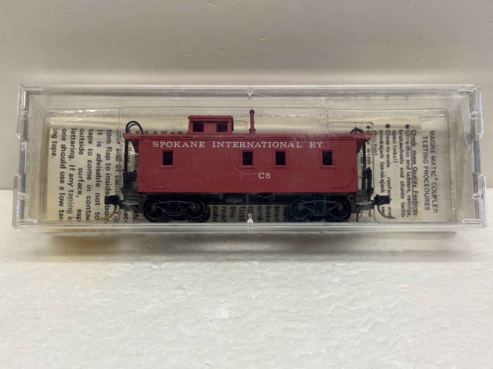N Scale Kadee Micro Trains MTL 50130 Spokane International C5 Caboose