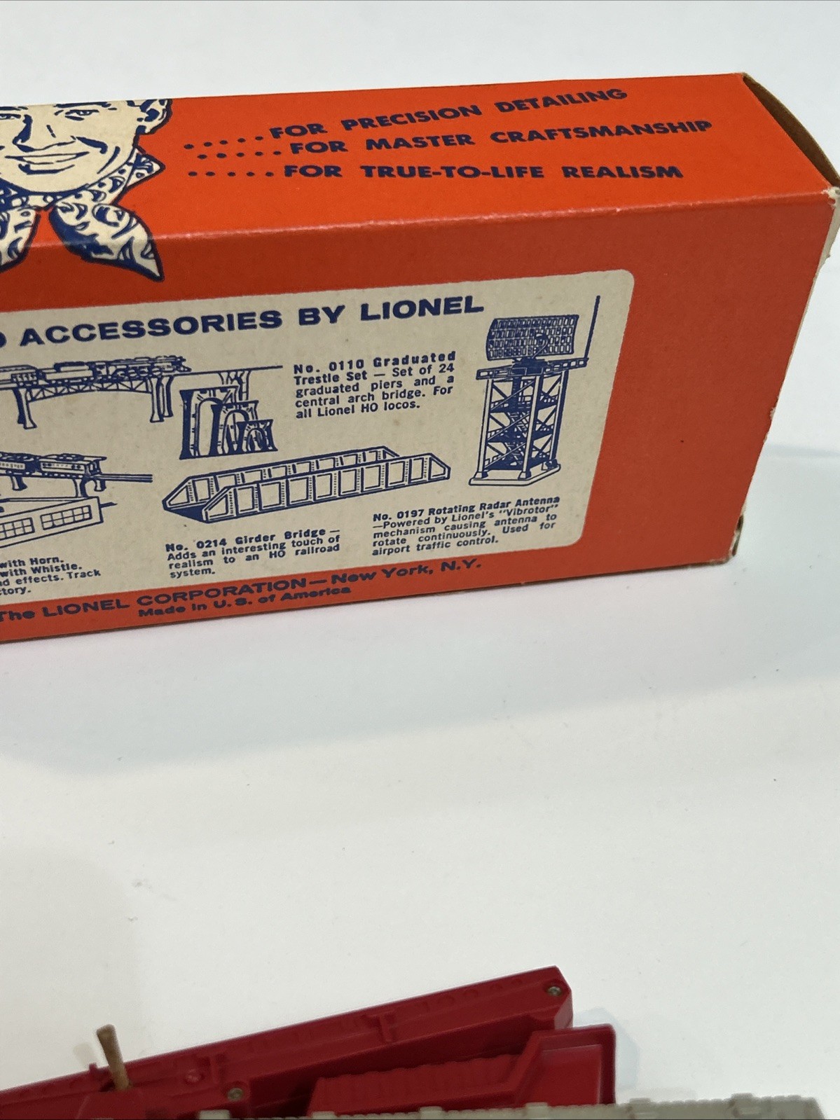 Vintage Lionel HO 0850 US Army Rocket Launcher Car W/ Missile Parts Repair