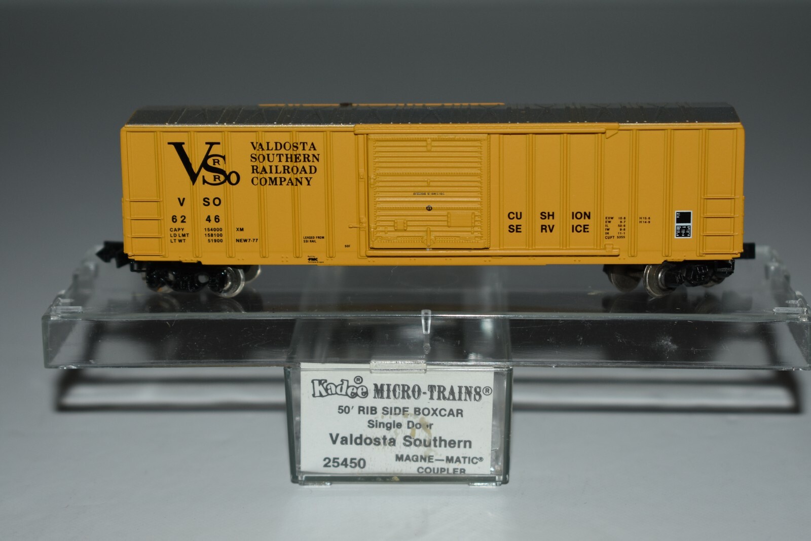 N Scale Kadee 25450 Valdosta Southern 50′ Single Door Boxcar 6246 C25818