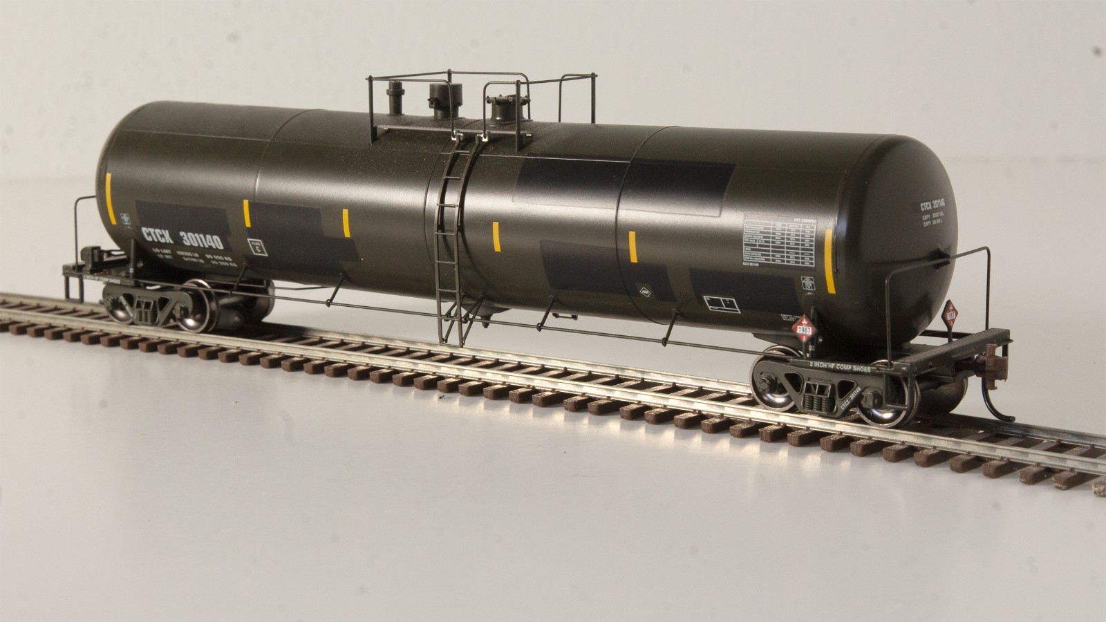 HO Scale Athearn Prime for Grime CTCX 30k Gallon Ethanol Tank Car 3 Pack