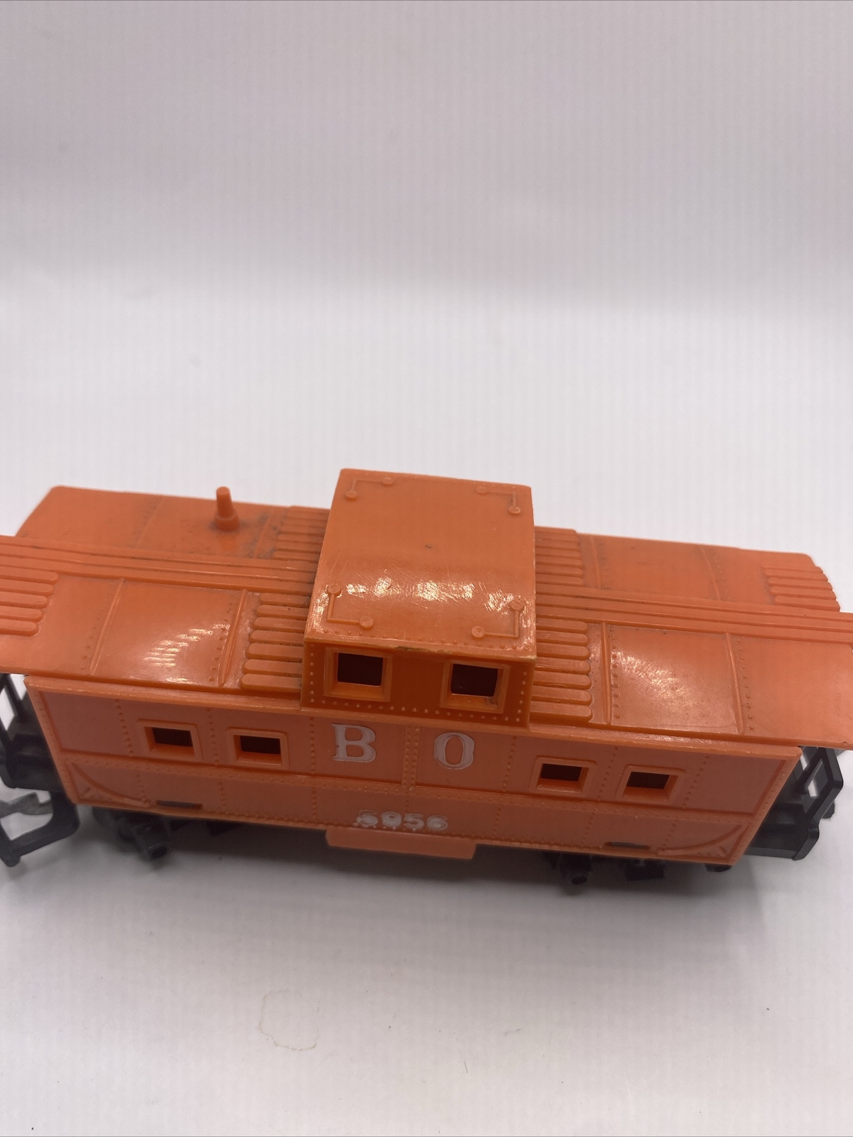 VTG B & O Orange Passenger Train Car Made In Japan 4.25”