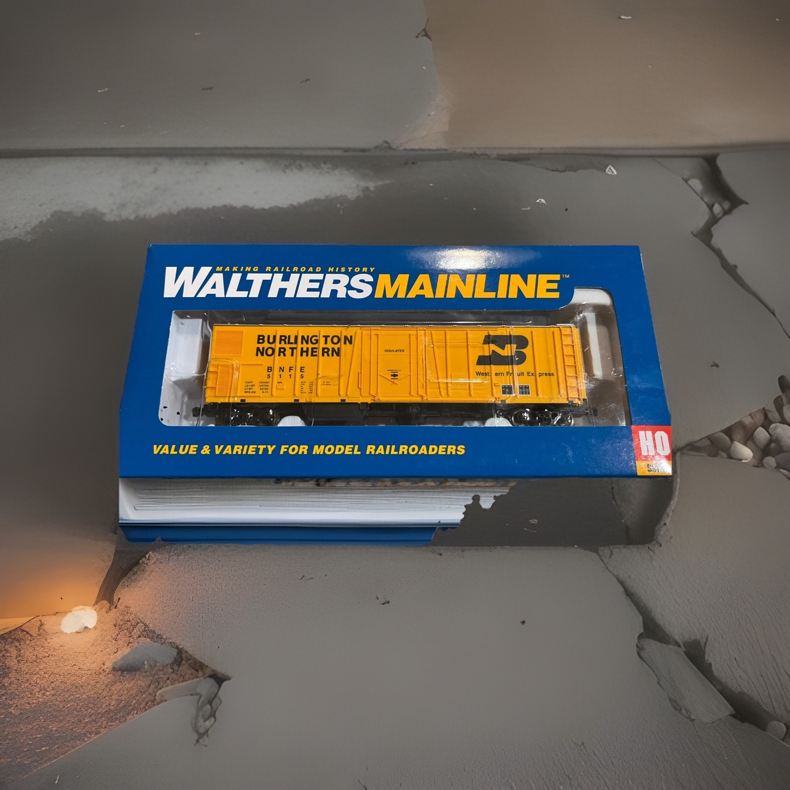 1:87 Scale Walthers Mainline 50’ Ext Post Mechanical Reefer BNSF 5115 New In Box
