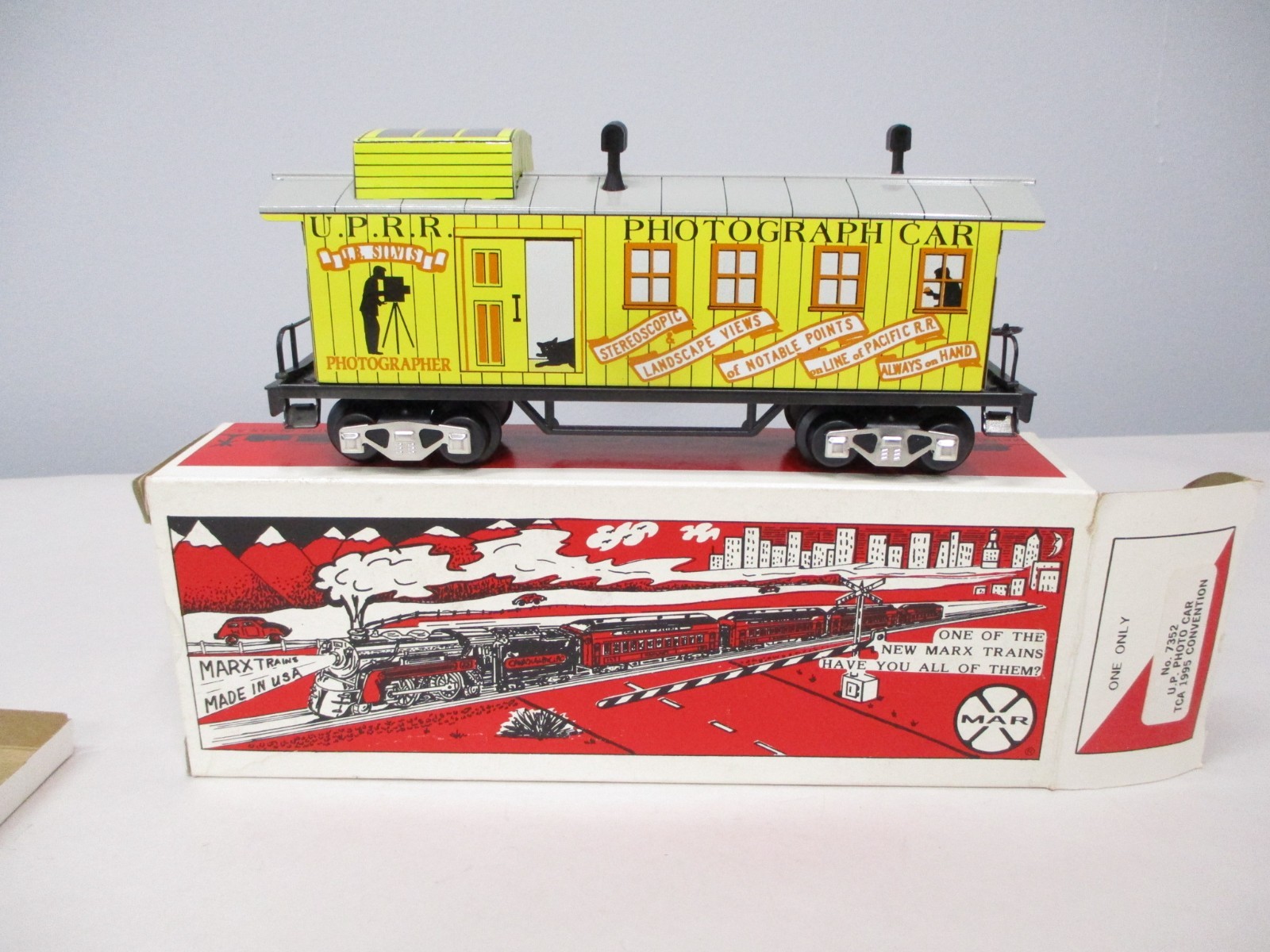 Marx Trains 7352 Union Pacific Photo Car TCA 1995 Special O gauge X7775
