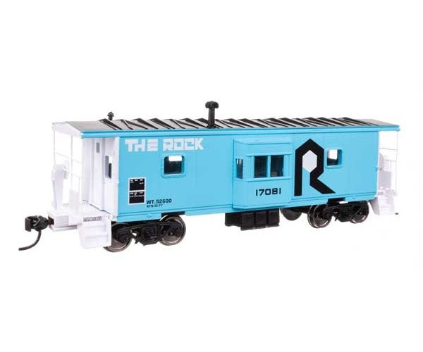 Walthers ~ HO Scale ~ International Bay Window Caboose ~ Rock Island #17081