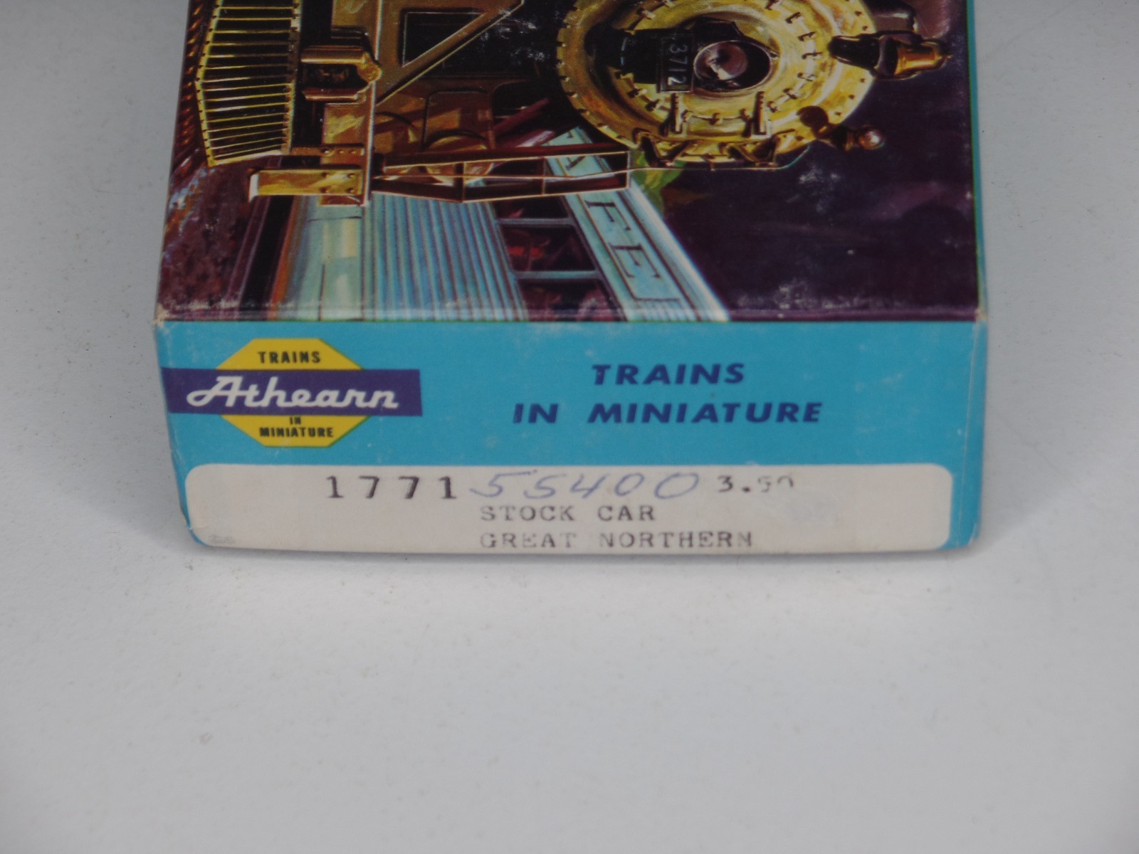 Athearn HO Scale 1:87 Great Northern #1771 GN 40′ Brown Stock Cattle Car #55400