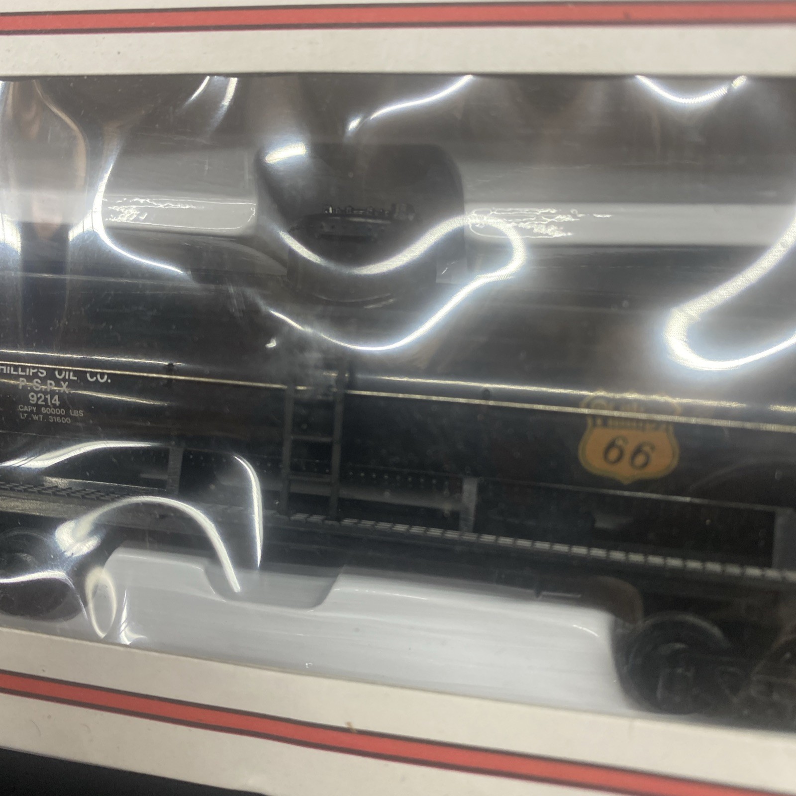 Bachmann HO Scale Phillips Oil Co. 66 Single Dome Tank Car PSPX 9214 Tanker NOS