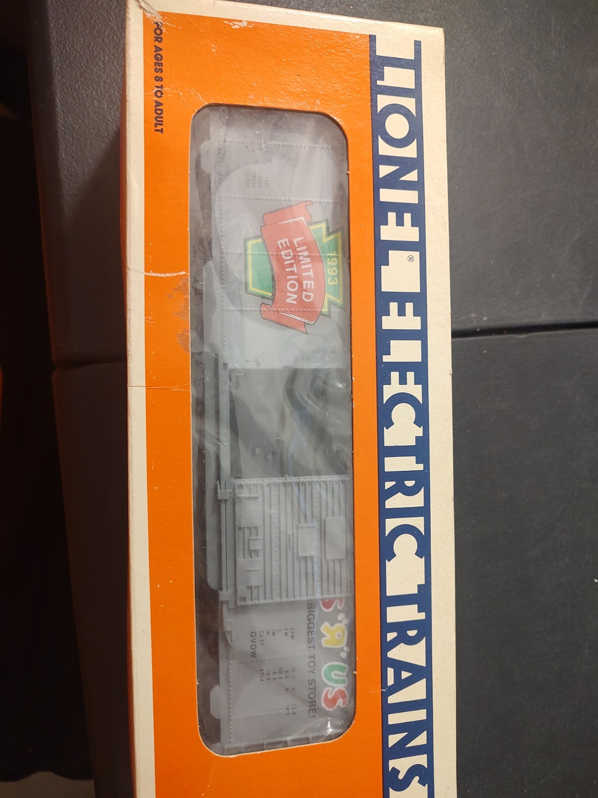 Lionel 16808 1993 Toys R Us Limited Edition Box Car – New