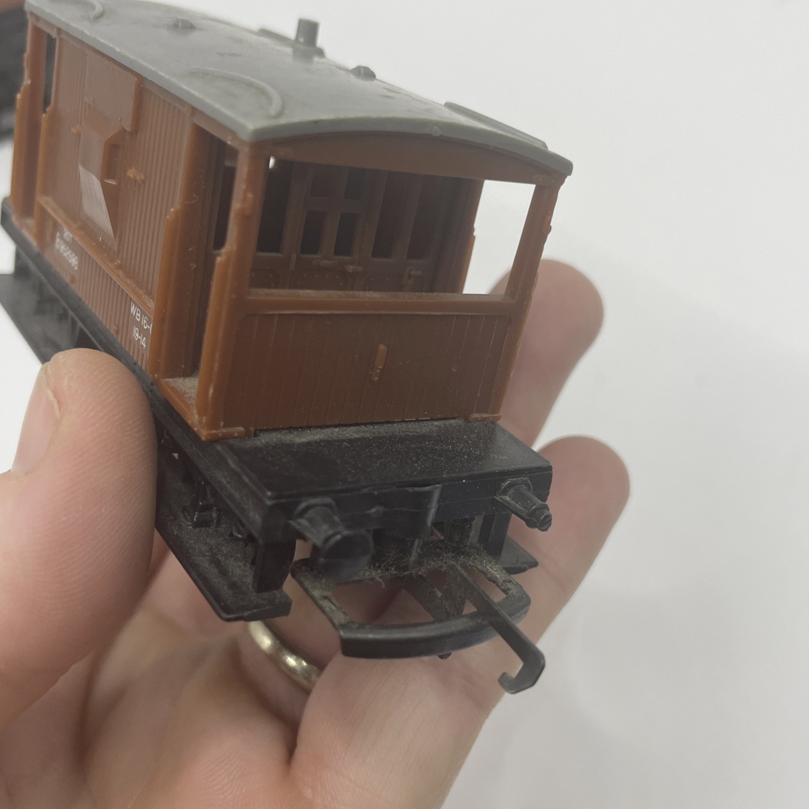 Triang Hornby Train lot- Freight Wagon, Flat Bed, Bulk Grain Hopper USA Ship