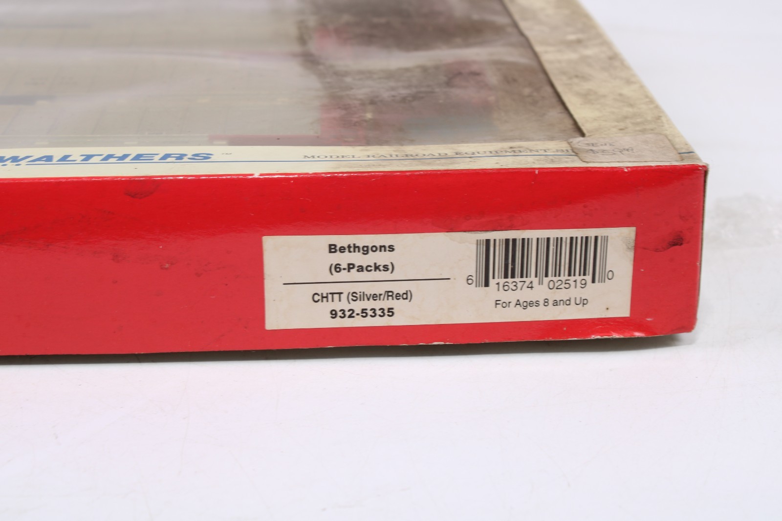 Walthers HO Scale 932-5335 Bethgons (6-Packs) CHTT (Silver/Red)