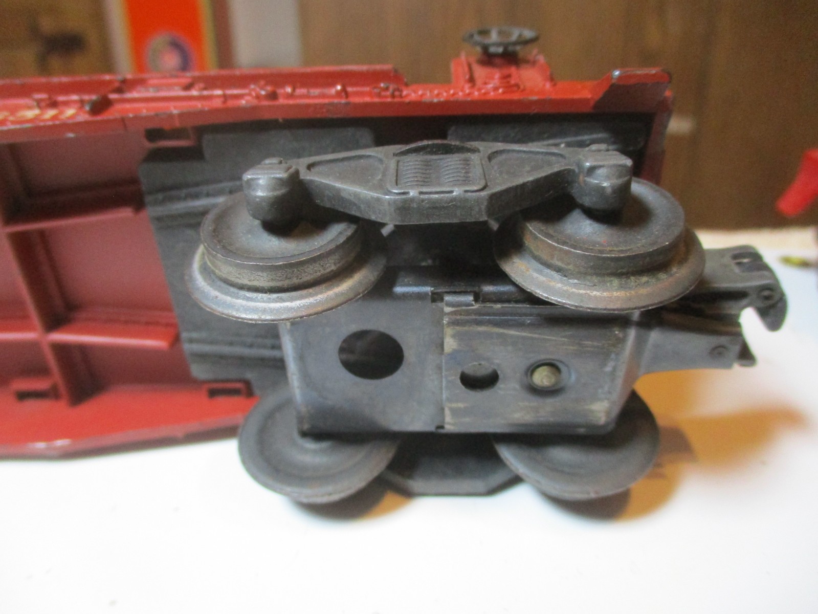 Postwar Lionel No. 6511 Heavy-Duty Flat Car (No Load) 1953-56 Lionel #3460