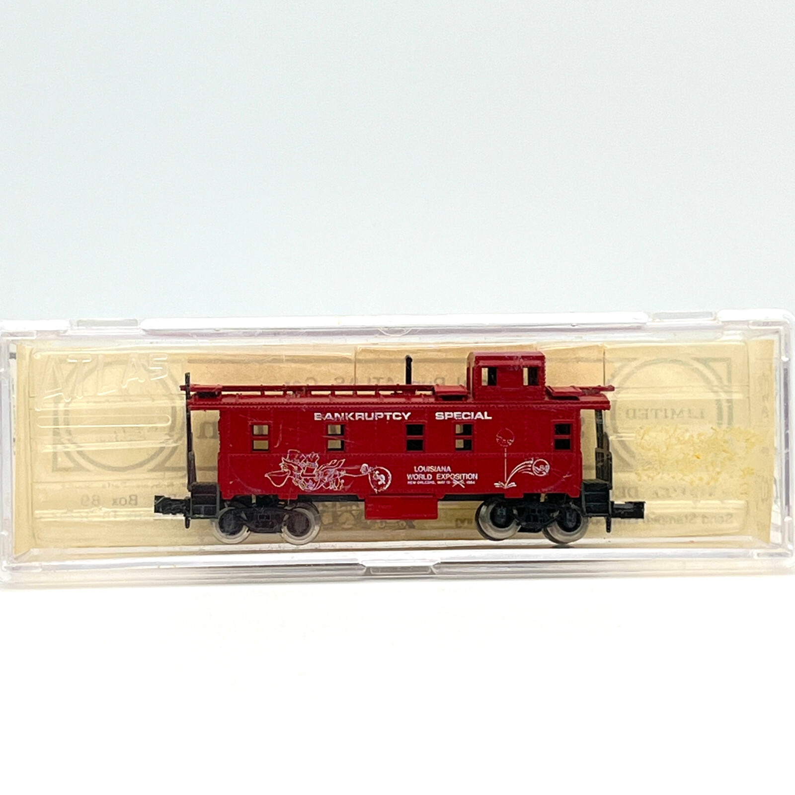 Ak-Sar-Ben N Scale 8408 Bankruptcy Special 1984 Louisiana World Expo Caboose