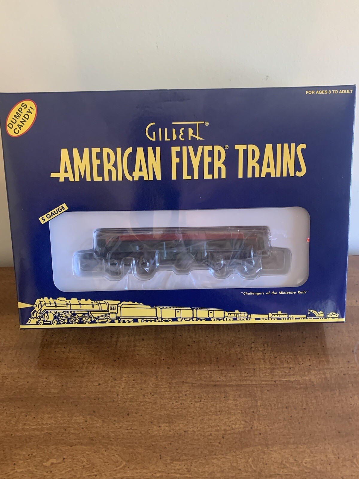 Gilbert, American Flyer, S gauge Christmas candy cane dump car…new