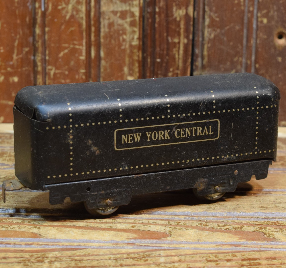MARX NEW YORK CENTRAL OIL TENDER CAR TIN LITHO O GAUGE TRAIN CIRCA 1938-1942
