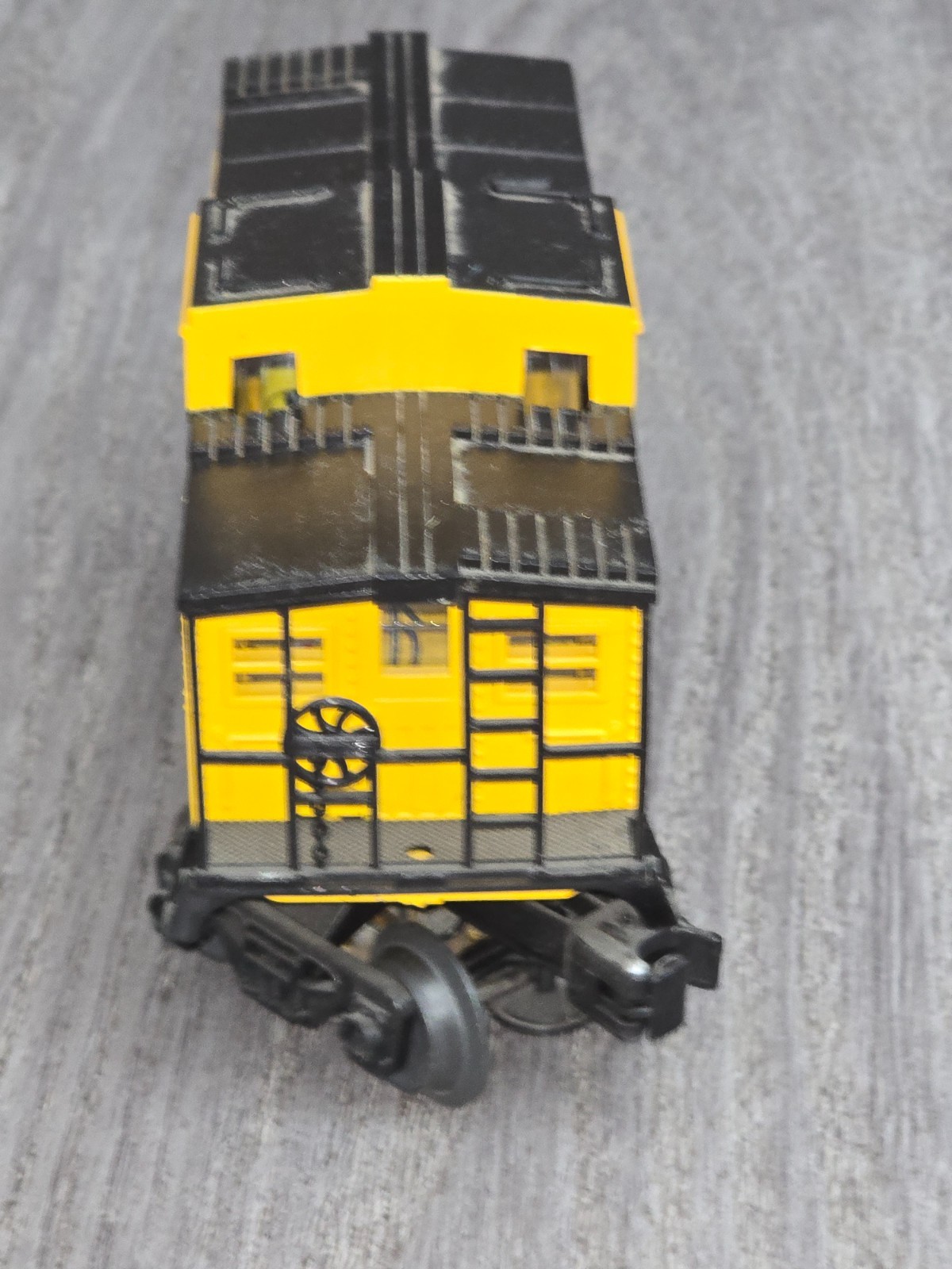 Lionel Copper Range 01 O Gauge 3-6541 Illuminated Train Caboose Yellow Black
