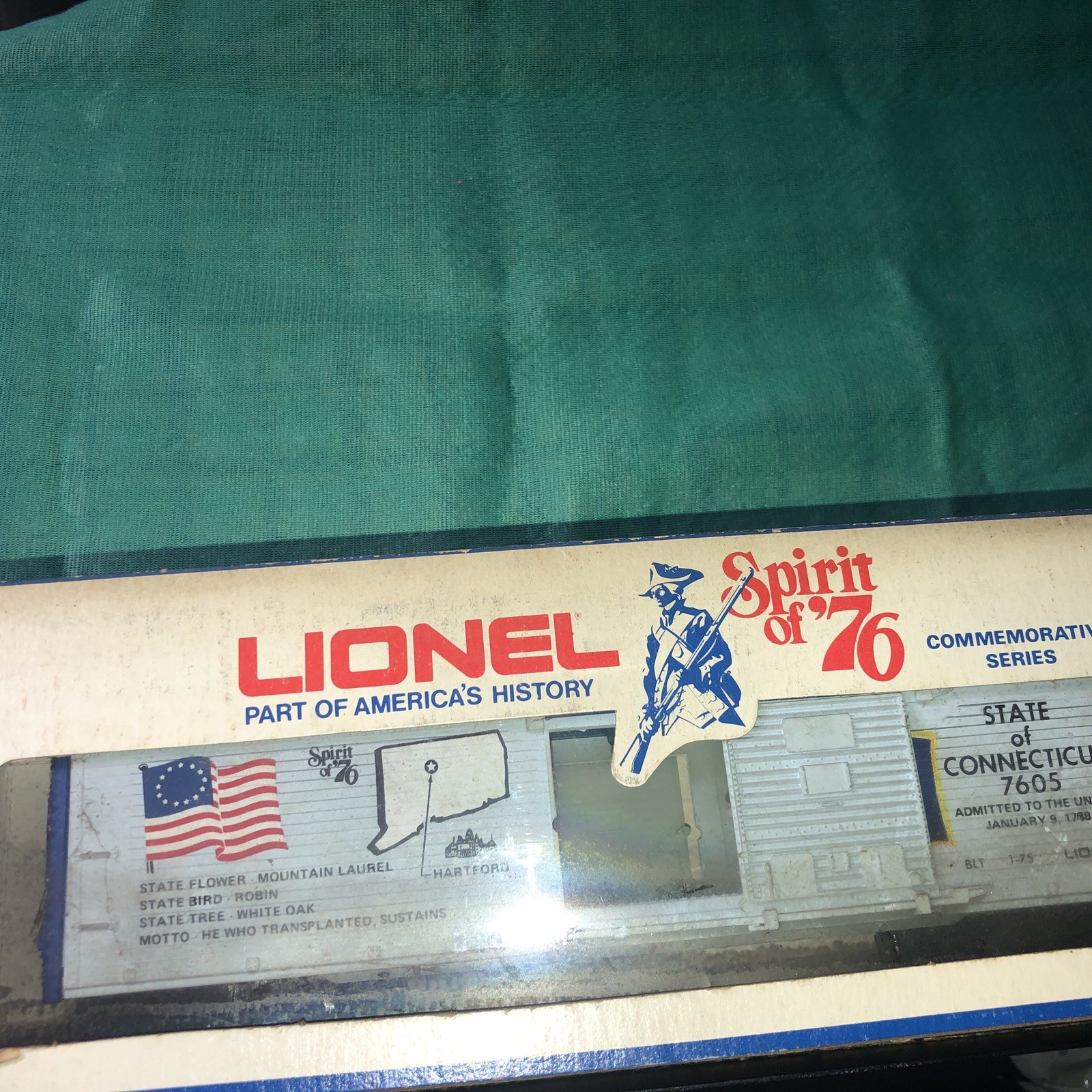 Lionel Nib Spirit Of ‘76 State Of Connecticut Box Car 027 Gauge