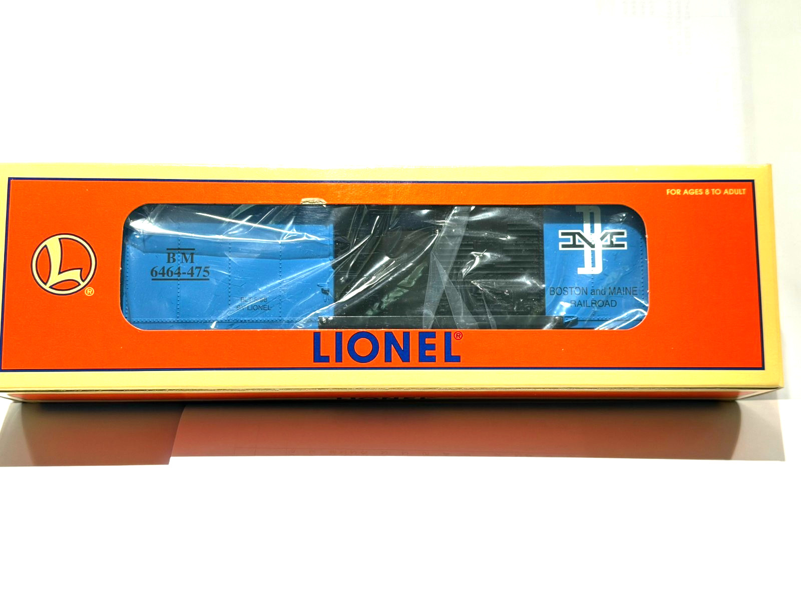 6-29211 Lionel Boston & Maine Box Car #6464-475 B & M O/O27 New