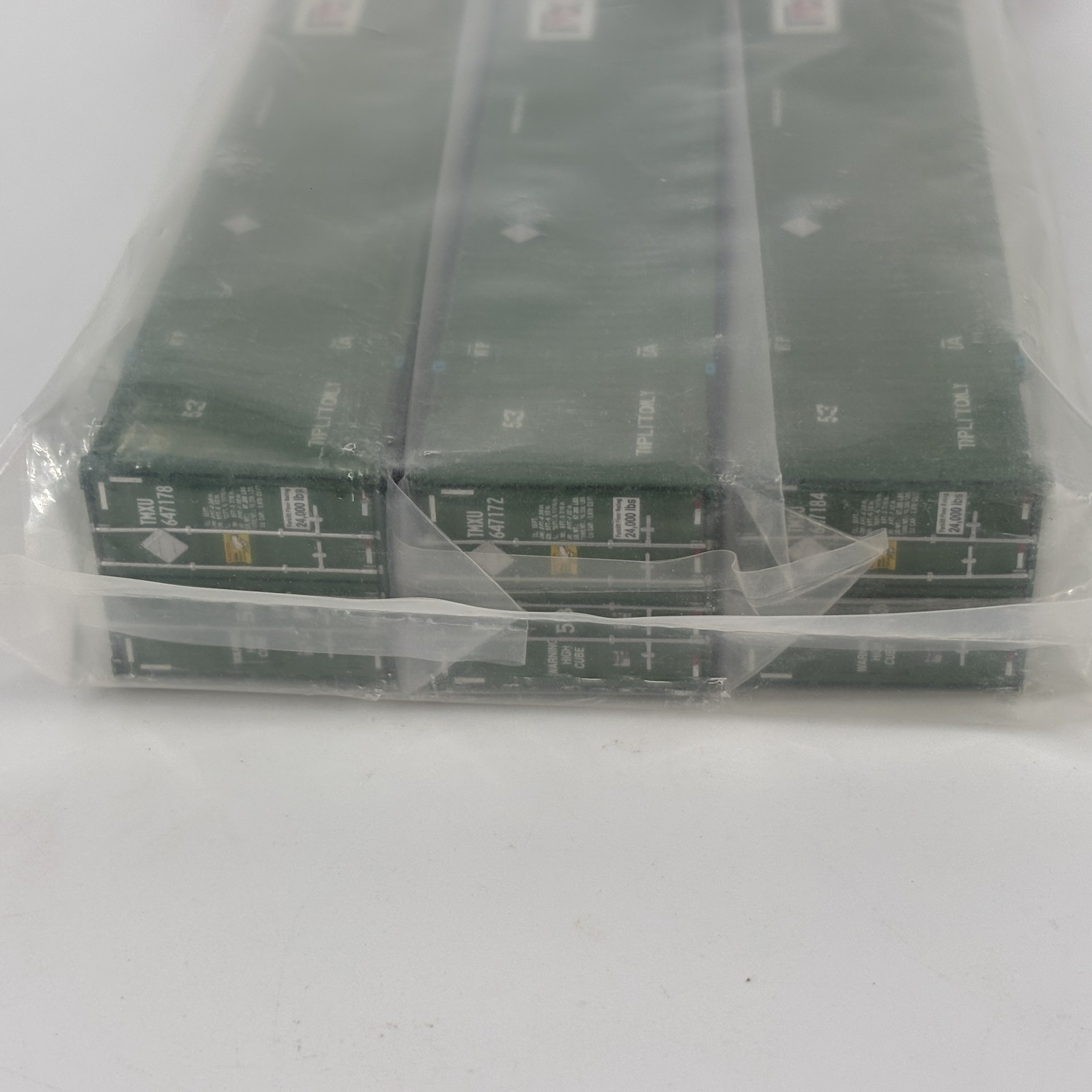 Atlas HO Scale TMX 53′ 110″ IH Intermodal Containers #20003008 TMX-Set #1 NIB