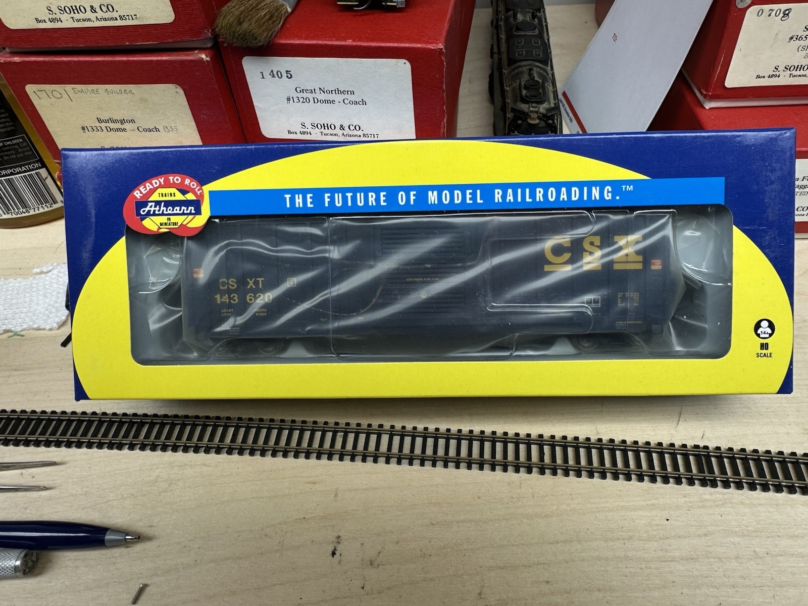 Athearn RTR CSX PS 5344 Boxcar #143620 NOS