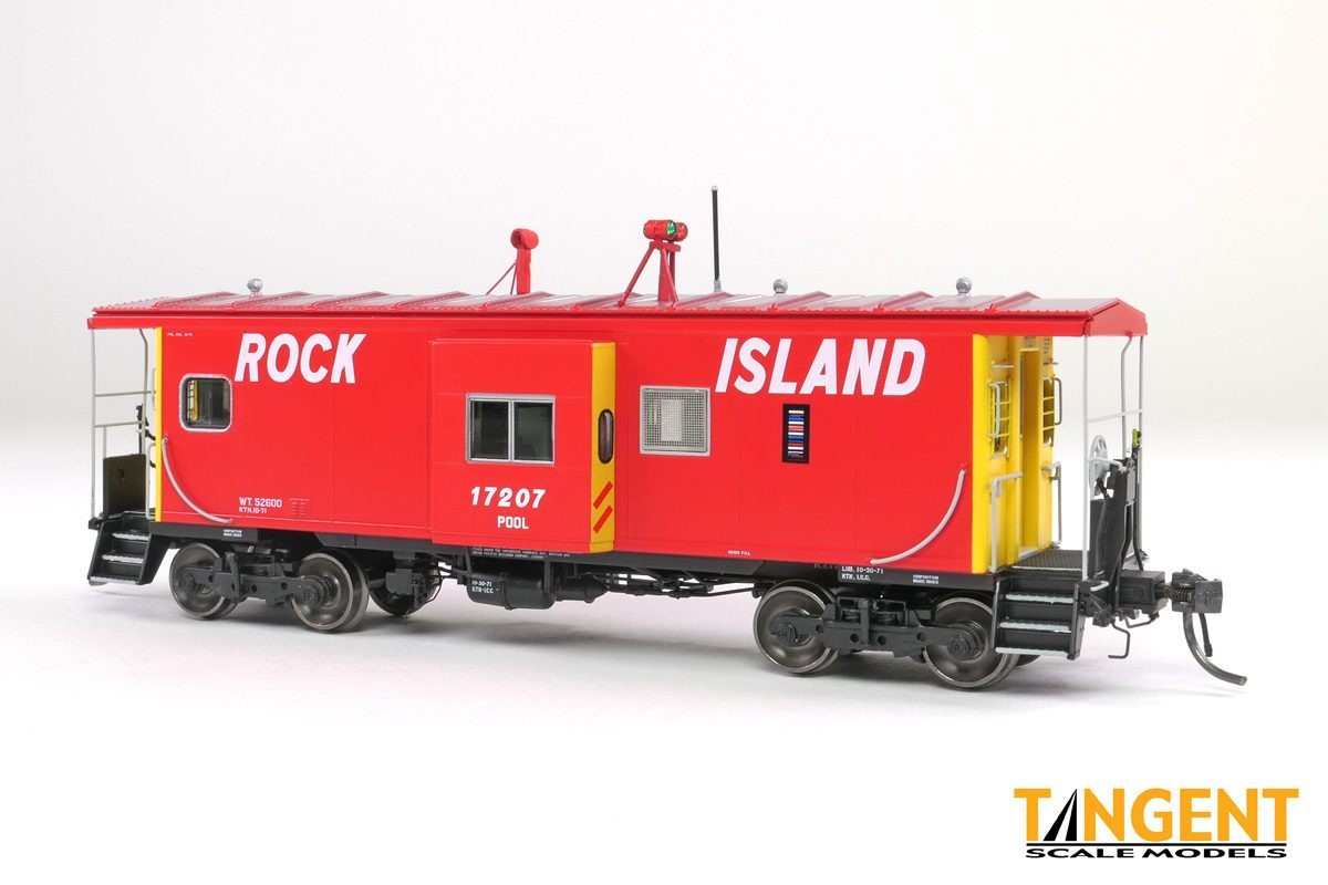 Tangent Scale Models Rock Island ICC Bay Window Caboose 60411 Delivery 1971