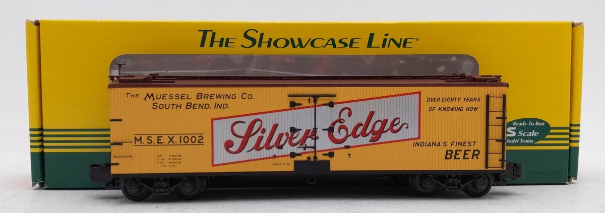S-Helper 01271 S Gauge MSEX Silver Edge Reefer #1002 LN/Box