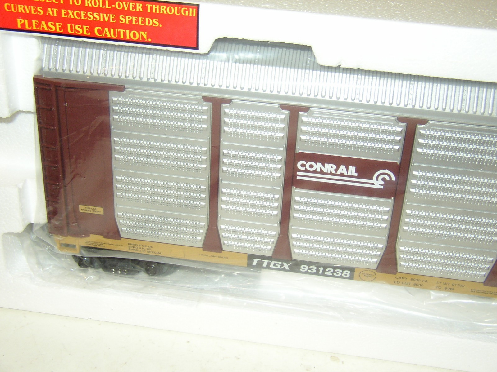 MTH Premier CONRAIL Corrugated Auto Carrier 20-98241 #931238 Trailer Train NEW