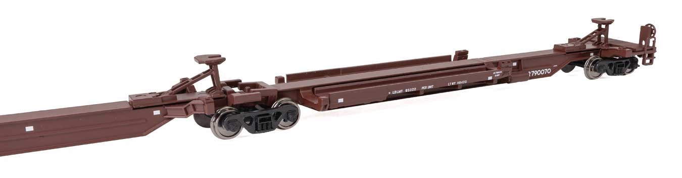 Walthers HO 5266 Conrail CR #790070 263′ 5-Unit All-Purpose 48′ Spine Car Set