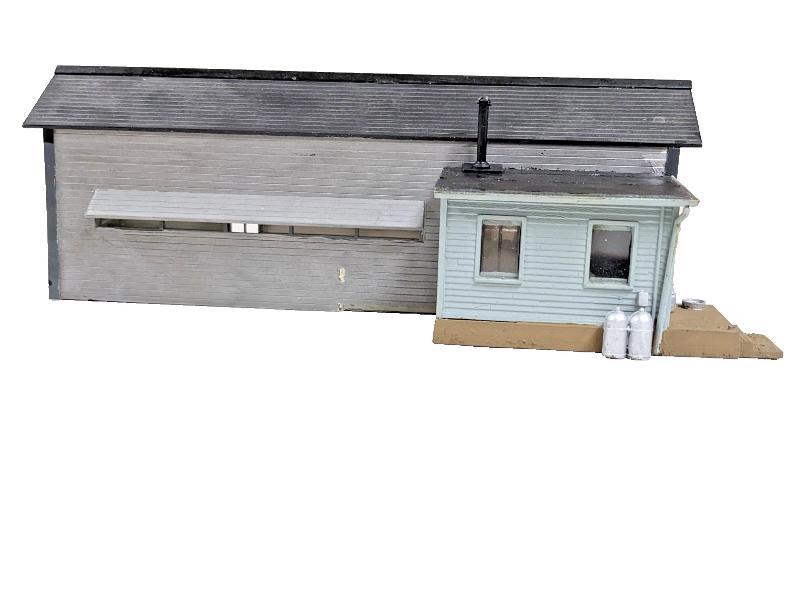 Hand made Scratch Built HO Yard Office One of A Kind.