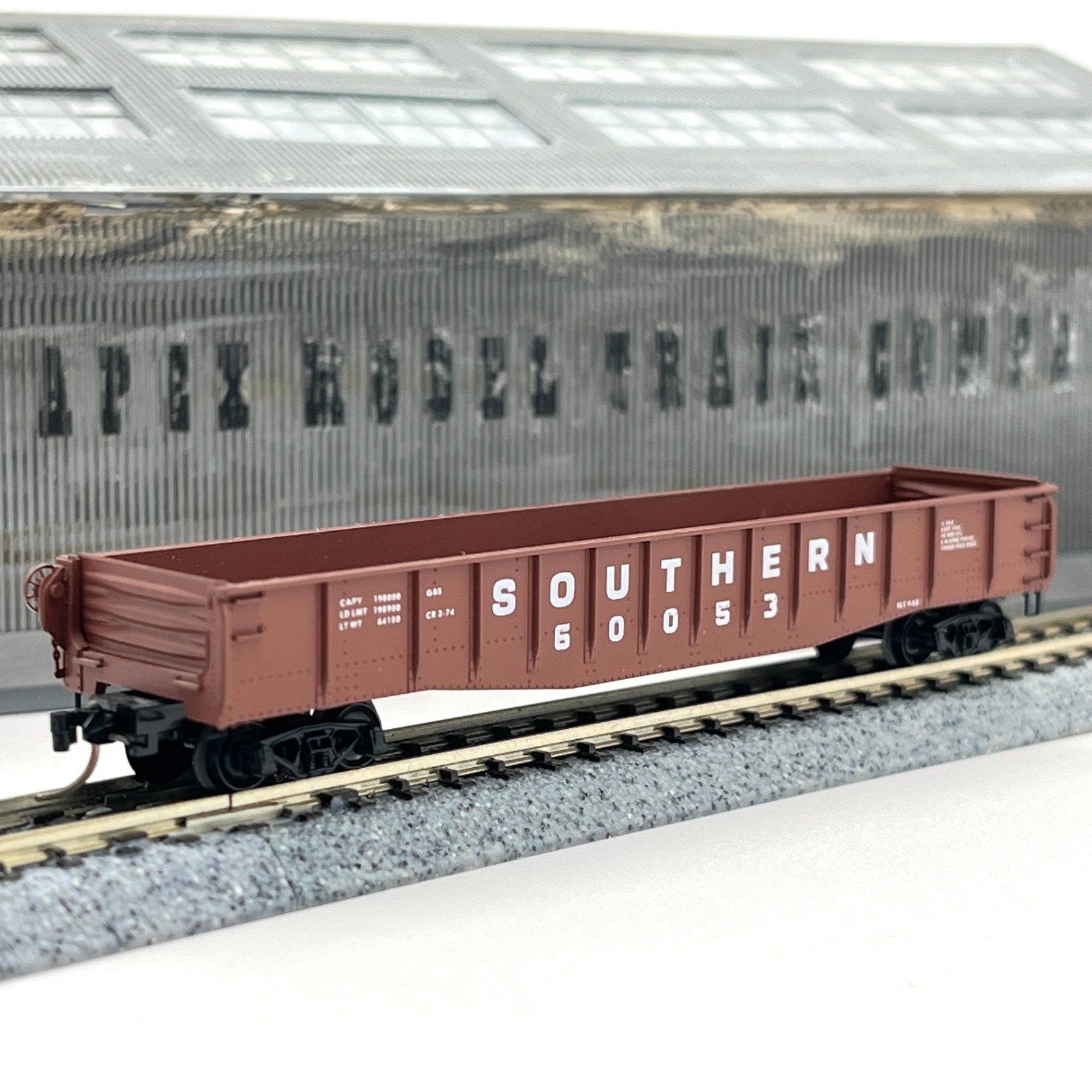 Micro-Trains N Scale 46260 Southern Railway 50′ Fishbelly Drop End Gondola 60053